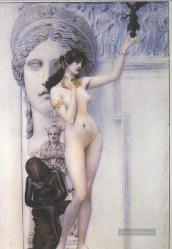 Allegorie der Skulptur Gustav Klimt Ölgemälde